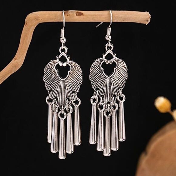 bohemian drop earrings A374 - Picture 1 of 4